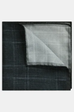 Checked Silk Handkerchief