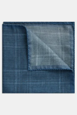 Checked Silk Handkerchief