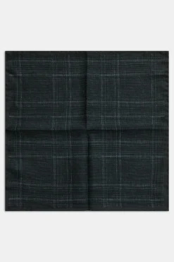 Checked Silk Handkerchief