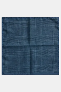 Checked Silk Handkerchief