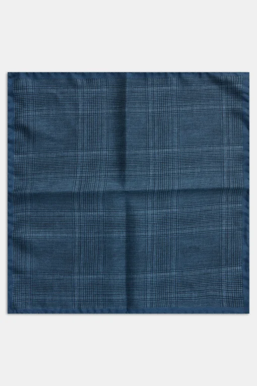 Checked Silk Handkerchief