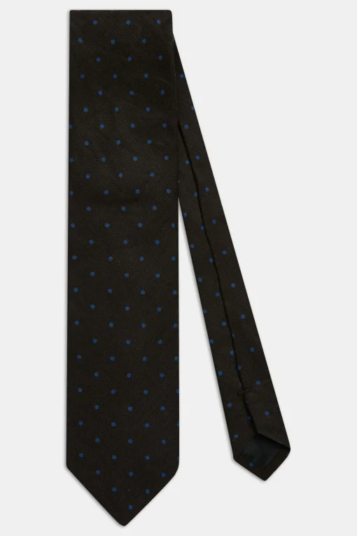 Dotted Linen Tie