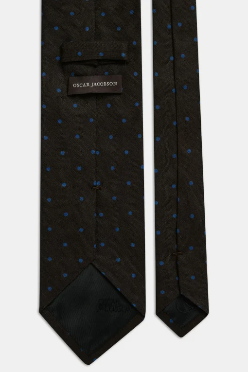 Dotted Linen Tie
