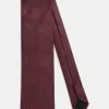 Floral Pattern Linen Tie