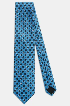 Floral Pattern Silk Tie