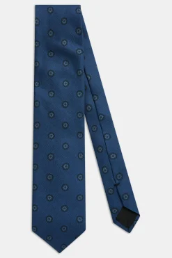Floral Pattern Silk Tie