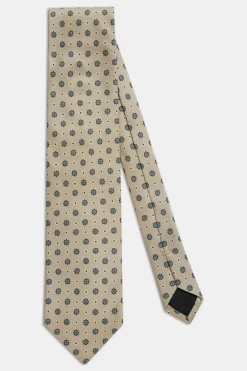 Floral Pattern Silk Tie