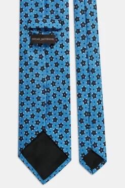 Floral Pattern Silk Tie