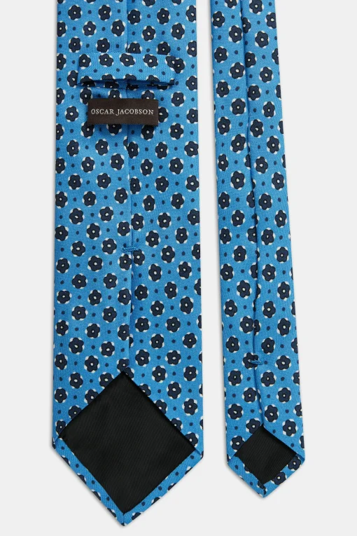 Floral Pattern Silk Tie