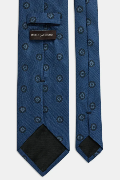 Floral Pattern Silk Tie