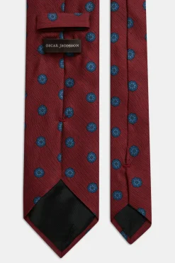 Floral Pattern Silk Tie