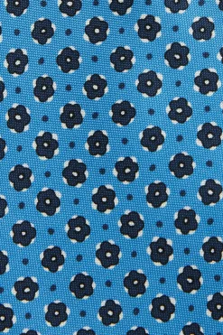 Floral Pattern Silk Tie