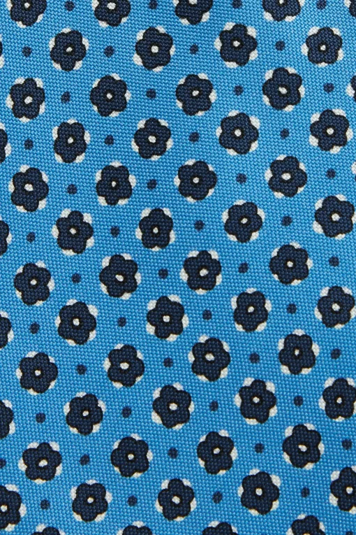Floral Pattern Silk Tie
