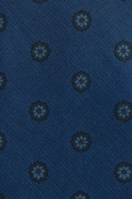 Floral Pattern Silk Tie