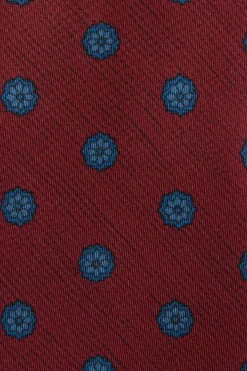 Floral Pattern Silk Tie