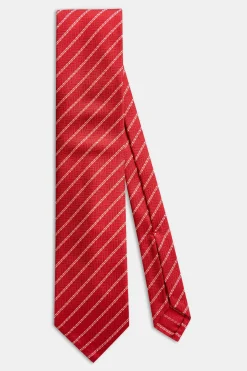 7-Fold Regimental Stripe Silk Tie