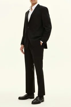 Generous Fit Linen Blazer