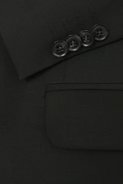 Generous Fit Linen Blazer