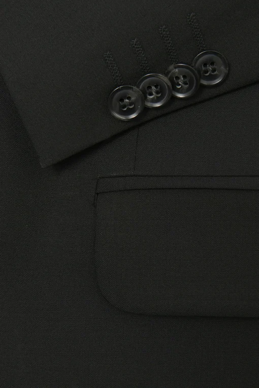 Generous Fit Linen Blazer