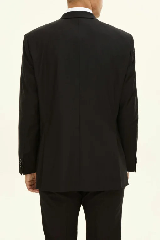 Generous Fit Microstructure Blazer