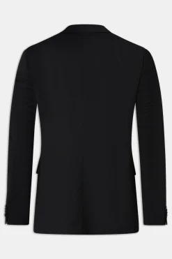 Generous Fit Microstructure Blazer