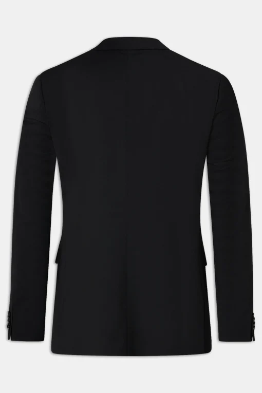 Generous Fit Microstructure Blazer