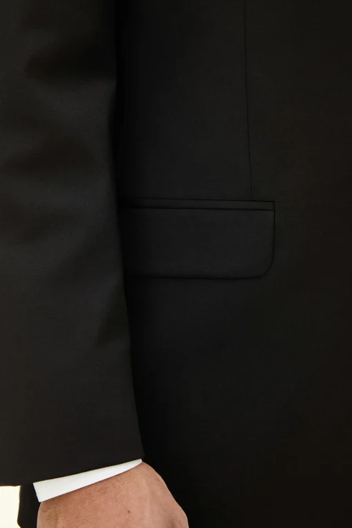 Generous Fit Microstructure Blazer