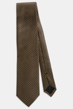 Geometrical Pattern Silk Tie