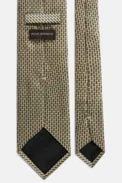 Geometrical Pattern Silk Tie