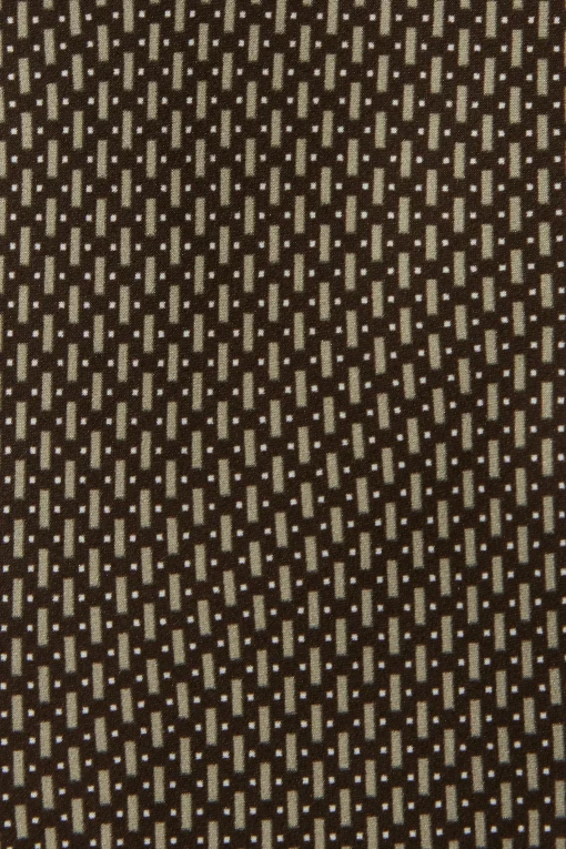 Geometrical Pattern Silk Tie