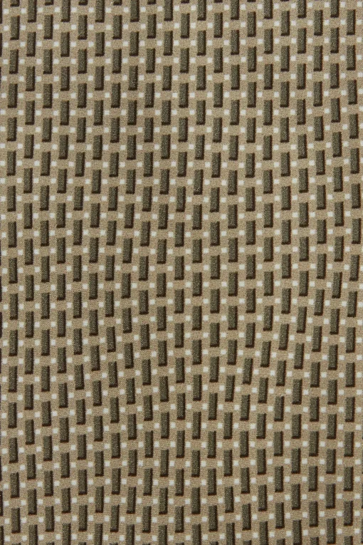 Geometrical Pattern Silk Tie