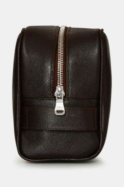 Grooming Saffiano Leather Case