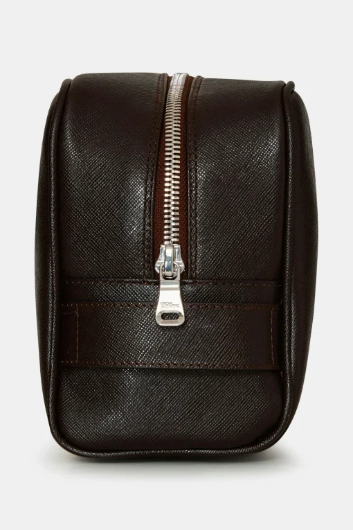 Grooming Saffiano Leather Case