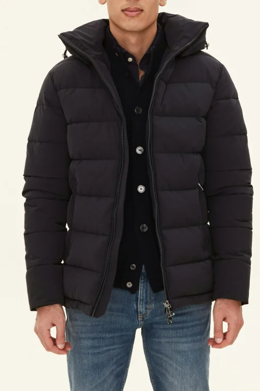 Hooded Insulation Membrane Puffer Jacket