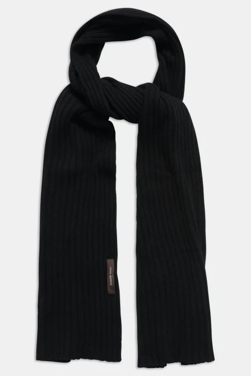 Knitted Brushed Cashmere Scarf