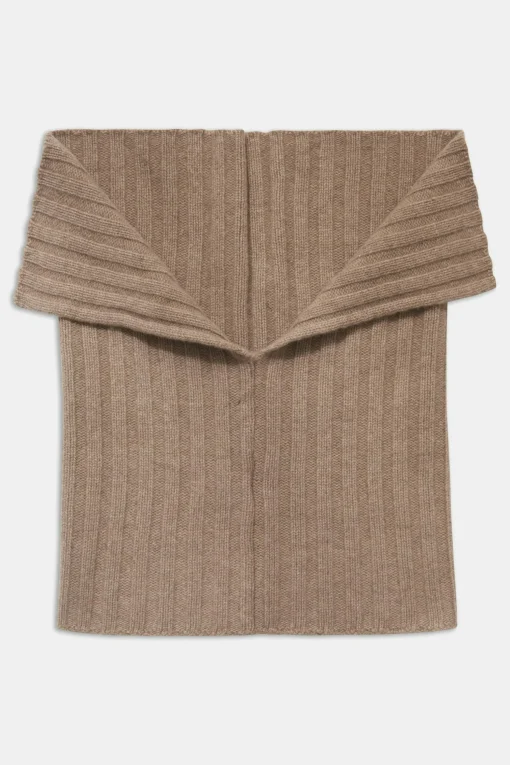 Knitted Brushed Cashmere Scarf