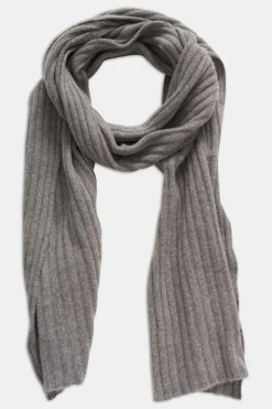 Knitted Brushed Cashmere Scarf
