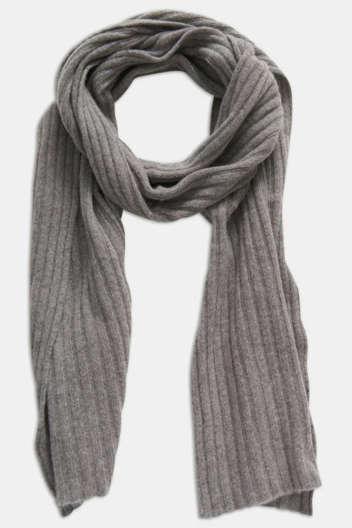 Knitted Brushed Cashmere Scarf