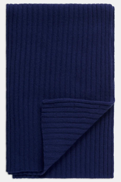 Knitted Brushed Cashmere Scarf
