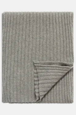 Knitted Brushed Cashmere Scarf
