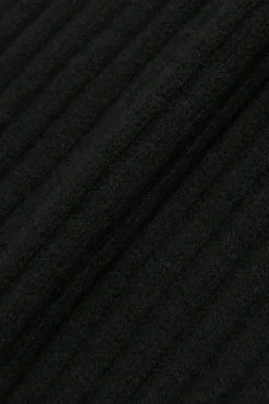 Knitted Brushed Cashmere Scarf