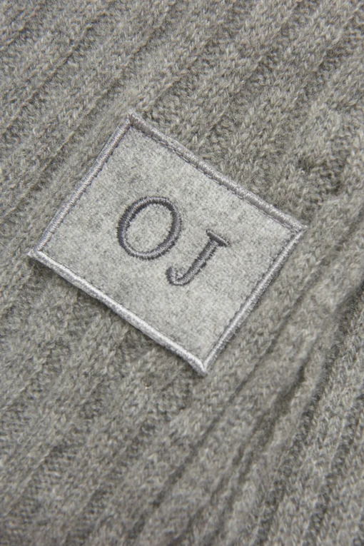 Knitted Brushed Cashmere Scarf