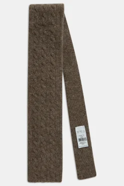 Knitted Cable Cashmere Tie