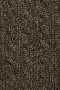 Knitted Cable Cashmere Tie