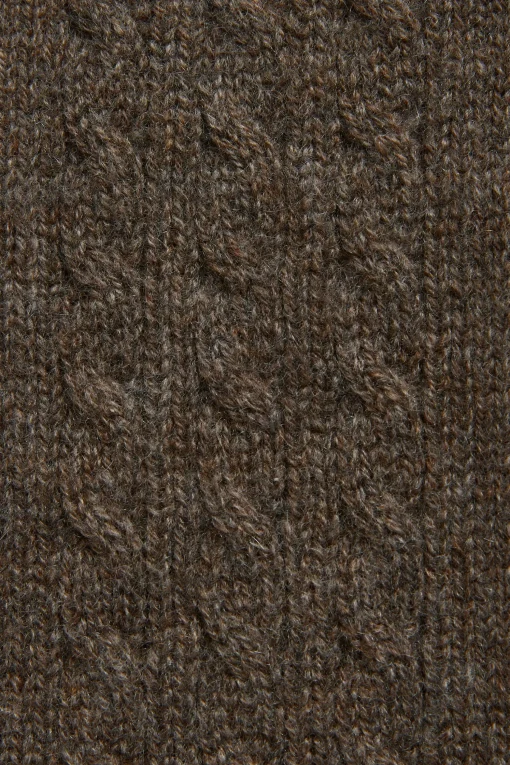 Knitted Cable Cashmere Tie