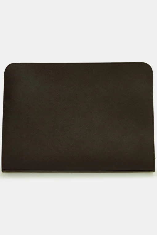 Laptop Saffiano Leather Holder