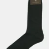 Mid-length Ribbed Wool Stretch Socks