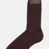 Mid-length Ribbed Wool Stretch Socks