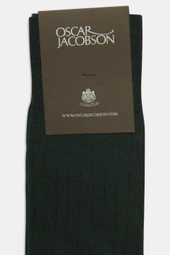 Mid-length Ribbed Wool Stretch Socks