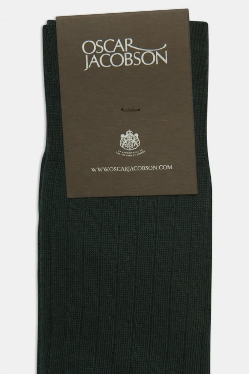 Mid-length Ribbed Wool Stretch Socks